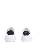 TOMMY H U COL Sneakers in pelle th court B.CO/BLU