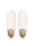 TOMMY H U COL Sneakers Th Court in pelle bianco
