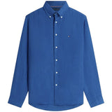 Camicia di lino pigment dyed