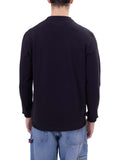 TOMMY H U PRE Felpa girocollo Essential terry nero