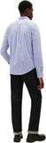 TOMMY H U PRE Camicia core flex pop classic BLU/BIANCO
