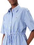 TOMMY J D COL Abito corto con strisce BLU/B.CO