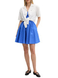 TOMMY J D COL Camicia con nodo bianco