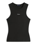 TOMMY J D COL Canotta slim script label nero