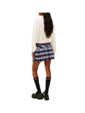 TOMMY J D PRE Pullover boxy flag ricamato bianco
