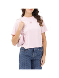 TOMMY J D PRE T-shirt boxy con badge ROSA CHIARO