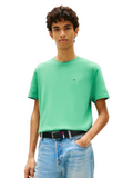 TOMMY J U COL T-shirt girocollo basic verde