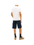 TOMMY J U COL T-sshirt regular signature logo bianco