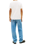 TOMMY J U COL T-shirt regular signature bianco