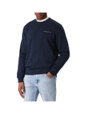 TOMMY J U PRE Felpa girocollo regular linear logo NAVY