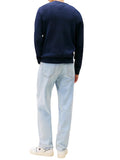 TOMMY J U PRE Maglione essential in cotone organico NAVY