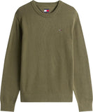 Maglioncino girocollo in cotone slim ess