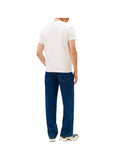 TOMMY J U PRE T-shirt con maxi bandiera bianco