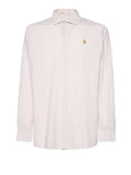US POLO U Camicia regular collo alla francese B.CO/BEIGE