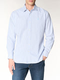 US POLO U Camicia regular collo alla francese B.CO/CELESTE