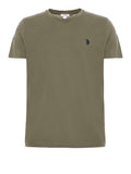 US POLO U T-shirt basic Mick VERDE MILITARE