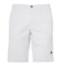 US POLO U Bermuda Abel chino bianco
