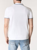 US POLO U Polo Paul con profili contrasto e logo bianco