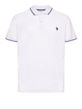 US POLO U Polo Paul con profili contrasto e logo bianco