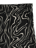 VERO MODA Pantaloni wide leg VMEASY NERO/BEIGE
