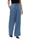Pantalone loose in tencel