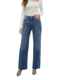 Jeans VMTESSA vita alta wide leg RA380