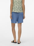 VERO MODA Shorts in tencel BLU MEDIO