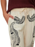 VERO MODA Pantalone Lalita stampato BEIGE MLT