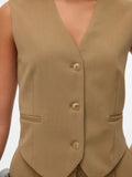 VERO MODA Gilet con bottoni coloniale