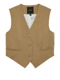 VERO MODA Gilet con bottoni coloniale