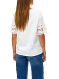 VERO MODA T-shirt Vacy bianco