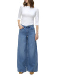 VERO MODA Jeans wide leg VMANNET BLU MEDIO