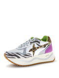 W6YZ D Sneakers Deva fantasie animalier B.CO NERO