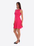 YES-ZEE D Abito corto smanicato fucsia