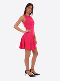 YES-ZEE D Abito corto smanicato fucsia