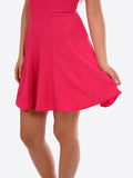 YES-ZEE D Abito corto smanicato fucsia