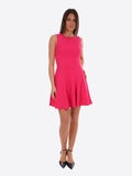 YES-ZEE D Abito corto smanicato fucsia