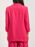 YES-ZEE D Giacca maniche 3/4 fucsia