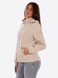 YES-ZEE D Giubbotto sfoderato con cappuccio beige