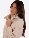 YES-ZEE D Giubbotto sfoderato con cappuccio beige