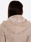 YES-ZEE D Giubbotto sfoderato con cappuccio beige