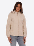 YES-ZEE D Giubbotto sfoderato con cappuccio beige