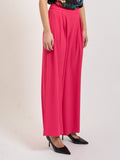 YES-ZEE D Pantaloni palazzo da completo fucsia