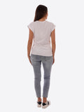 YES-ZEE D T-shirt con stampa squadrata bianco