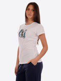 YES-ZEE D T-shirt basic stampa bianco
