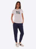 YES-ZEE D T-shirt basic stampa bianco