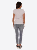 YES-ZEE D T-shirt basic stampa bianco