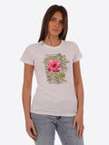 YES-ZEE D T-shirt basic stampa bianco