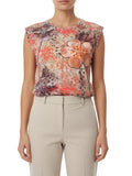 YES-ZEE D T-shirt con stampa sublimatica corallo
