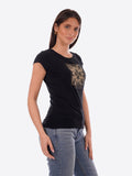 YES-ZEE D T-shirt girocollo con stampa nero